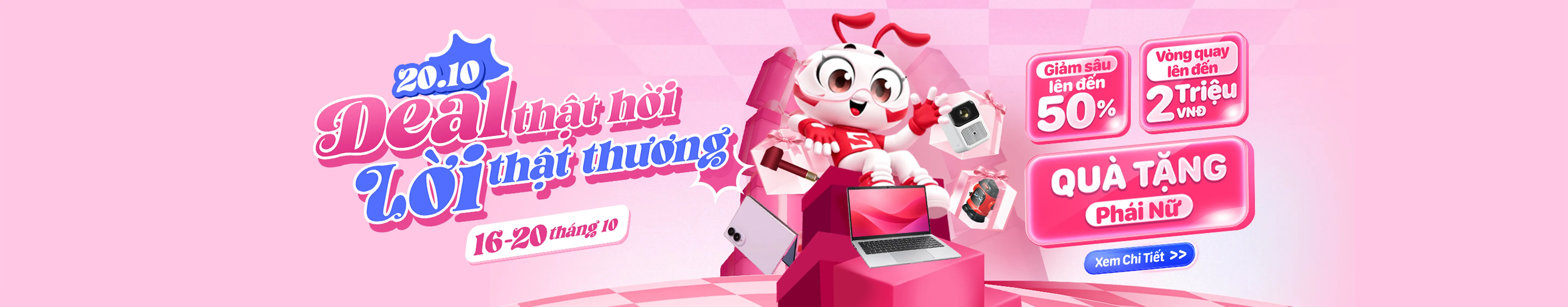 Deal quà 20/10 cho mẹ khi mua tại CellphoneS