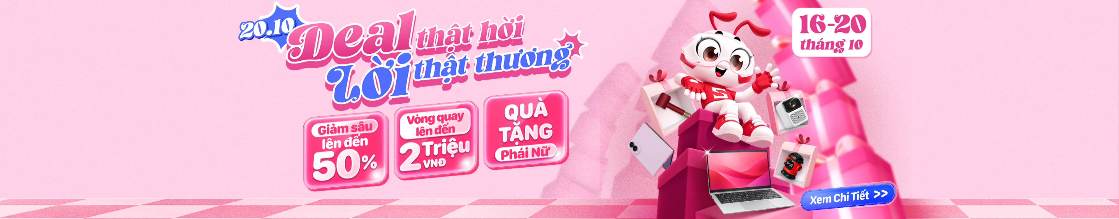 Quà 20/10 - Deal thật hời, lời thật thương