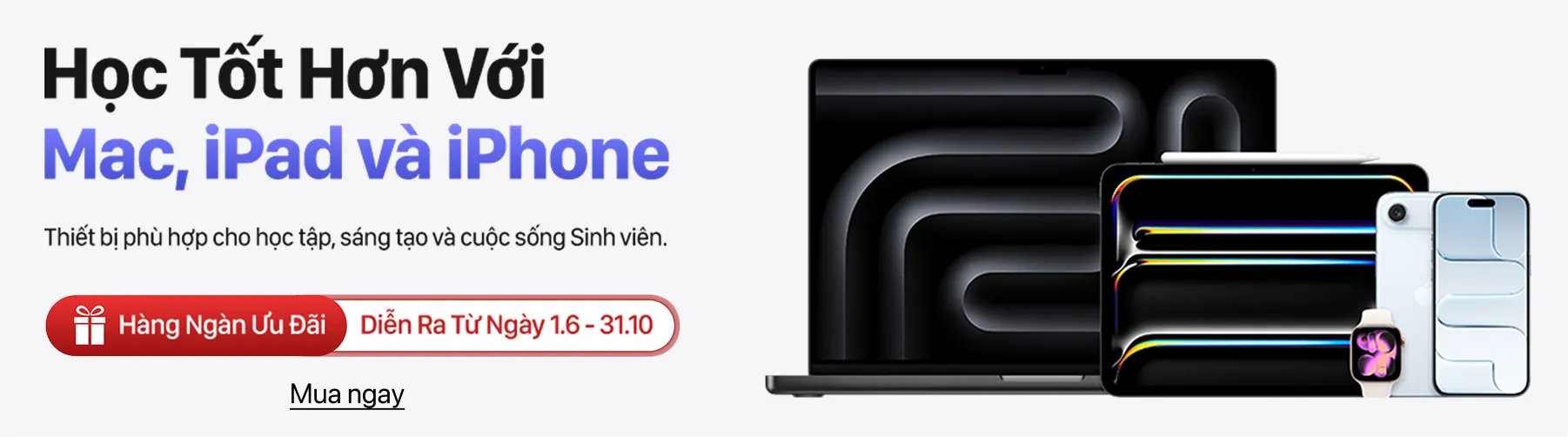 Ưu đãi Back to School Apple