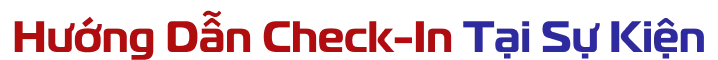 Hướng dẫn check-in tại sự kiện ưu đãi sinh viên