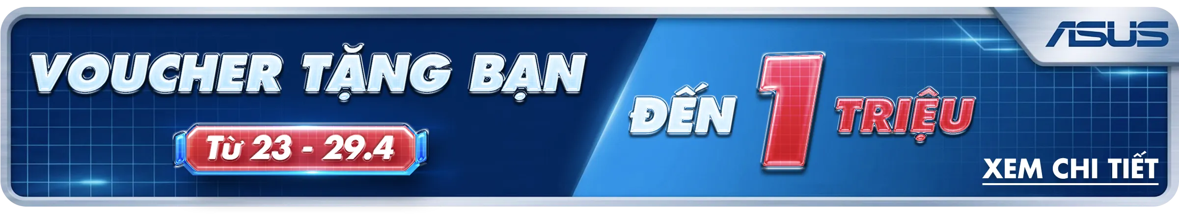 Ưu đãi tặng voucher tuần lễ thương hiệu