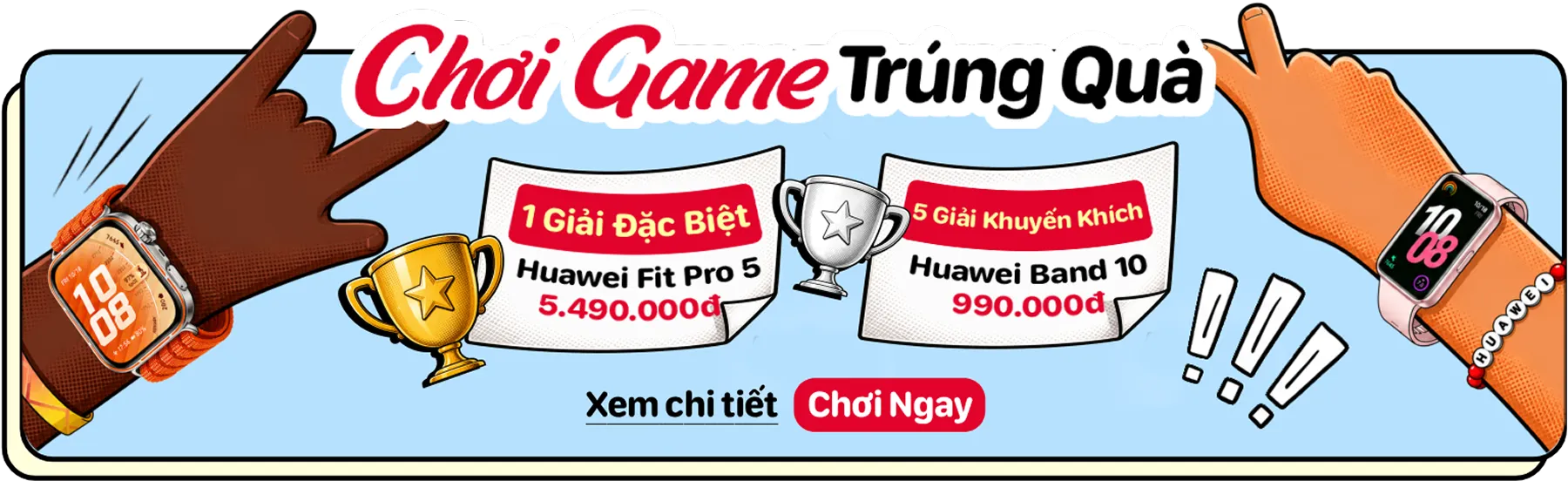 Chơi game tặng voucher tuần lễ thương hiệu