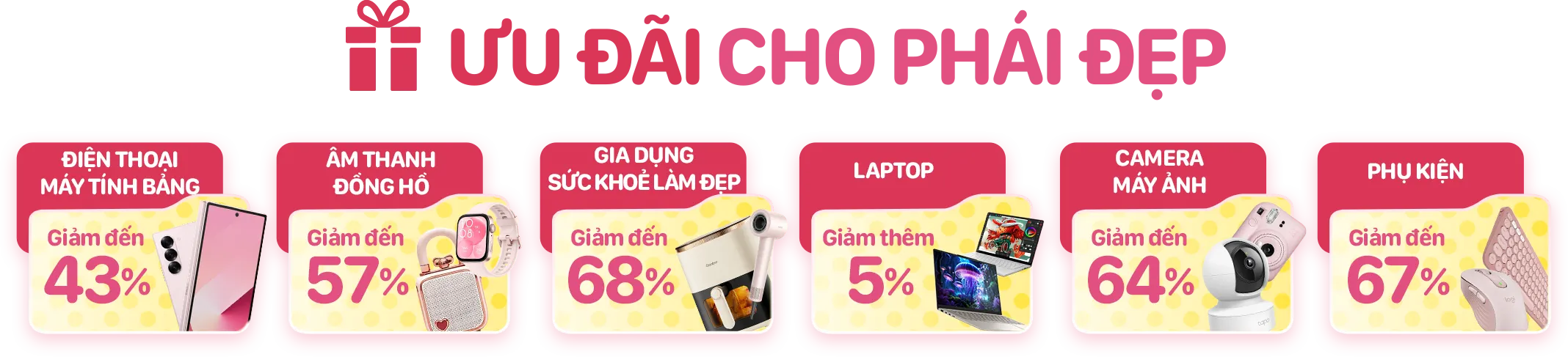 Quà 8/3 cho mẹ với các ưu đãi giảm đến 50% tại CellphoneS
