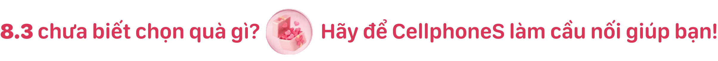 Tư vấn chọn quà 8.3 cho mẹ tại CellphoneS với form nhập thông tin người nhận