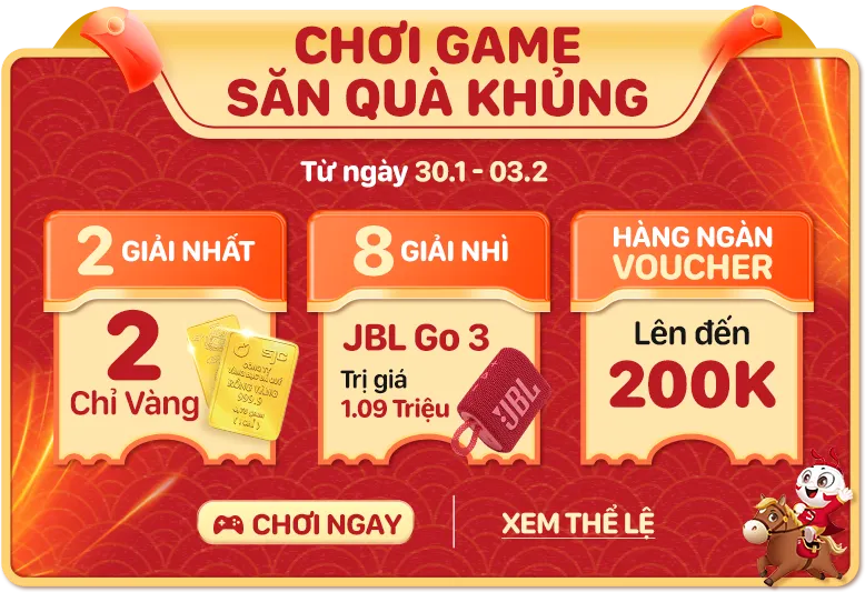 Chơi mini game săn Quà Tết cho sếp 2026 giá rẻ