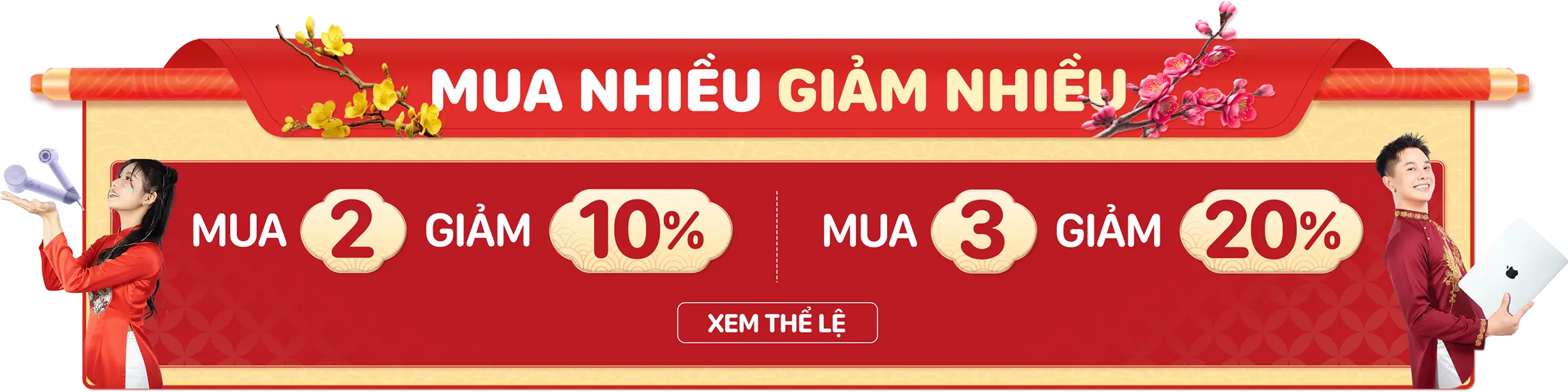 Voucher mua Quà Tết