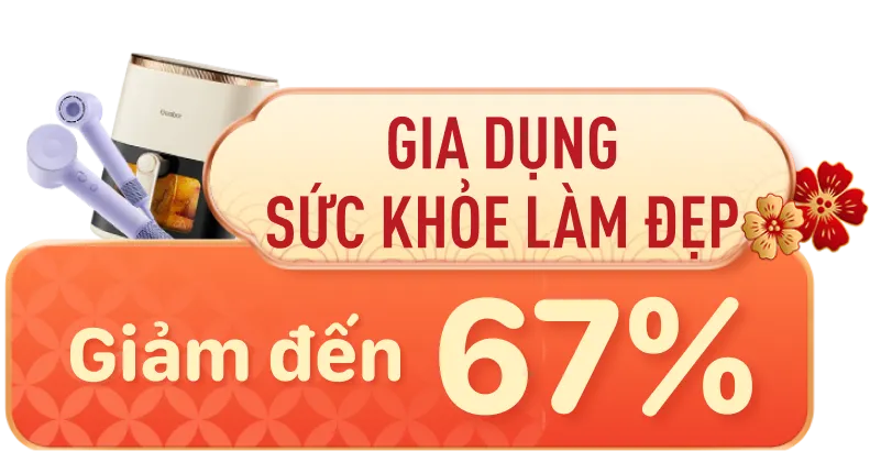 Tặng quà tết nhóm gia dụng, sức khỏe làm đẹp