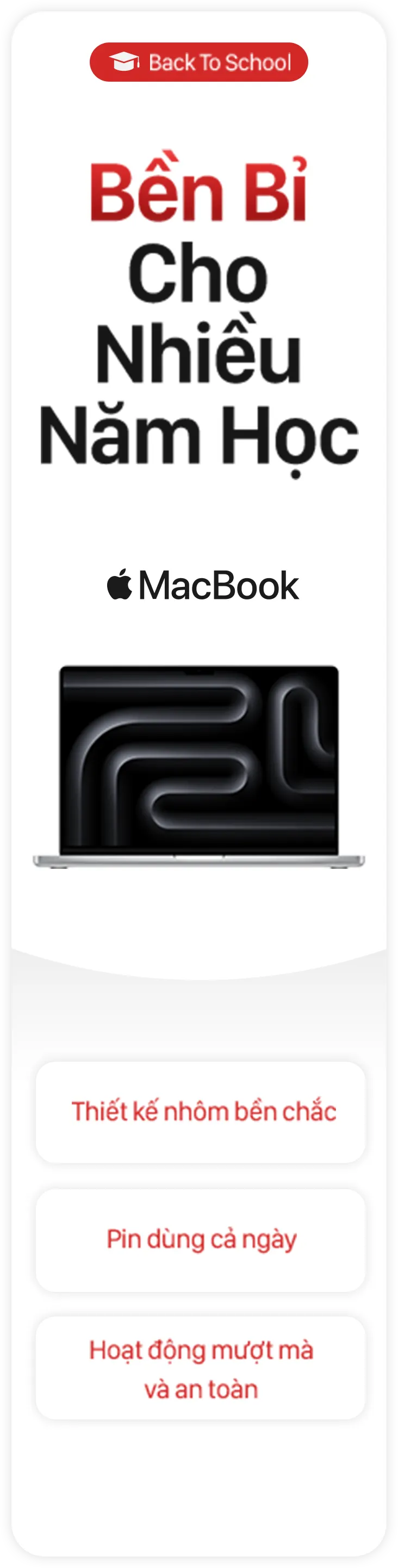 Apple Student ưu đãi Macbook 2026