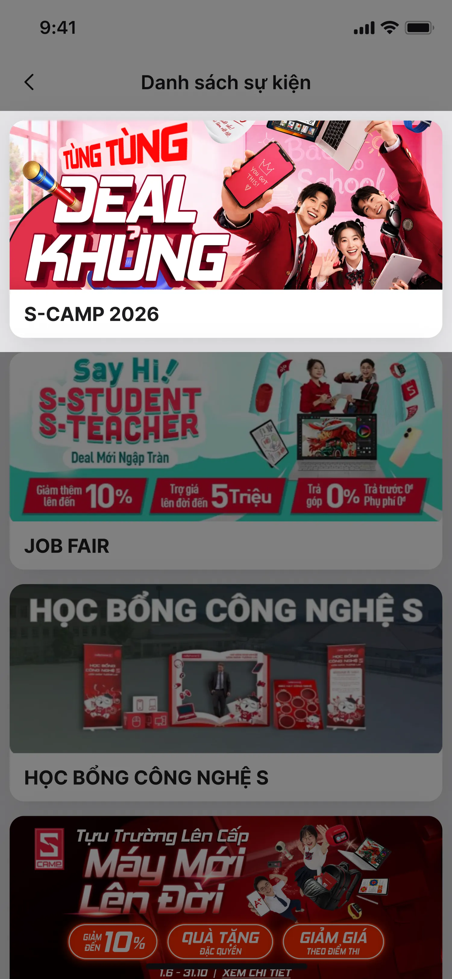 Sự kiện S-CAMP 2026