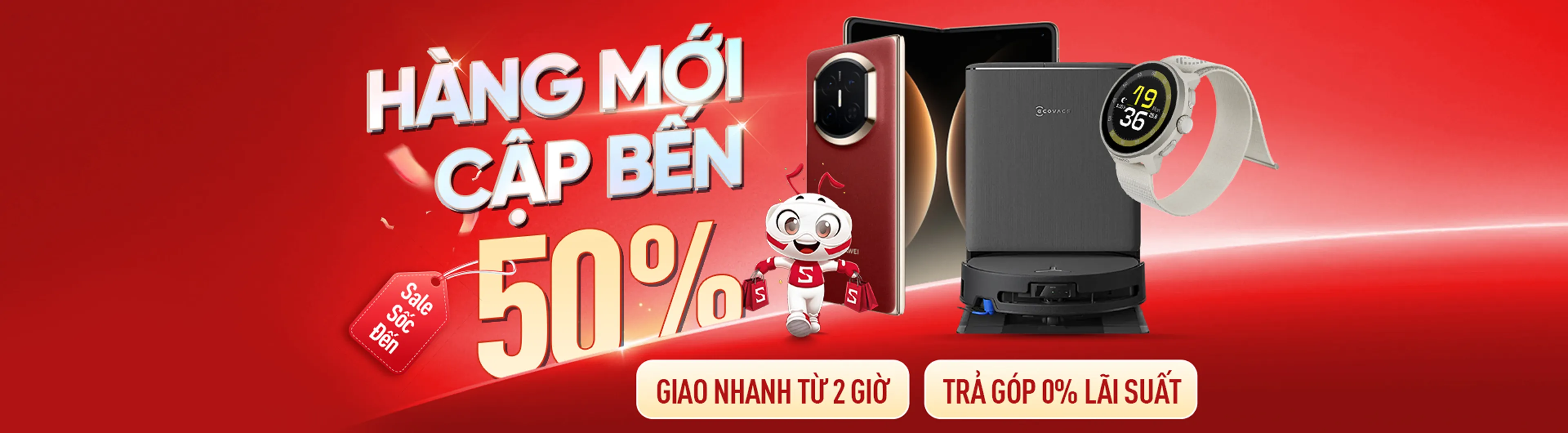 Hàng mới đổ bộ