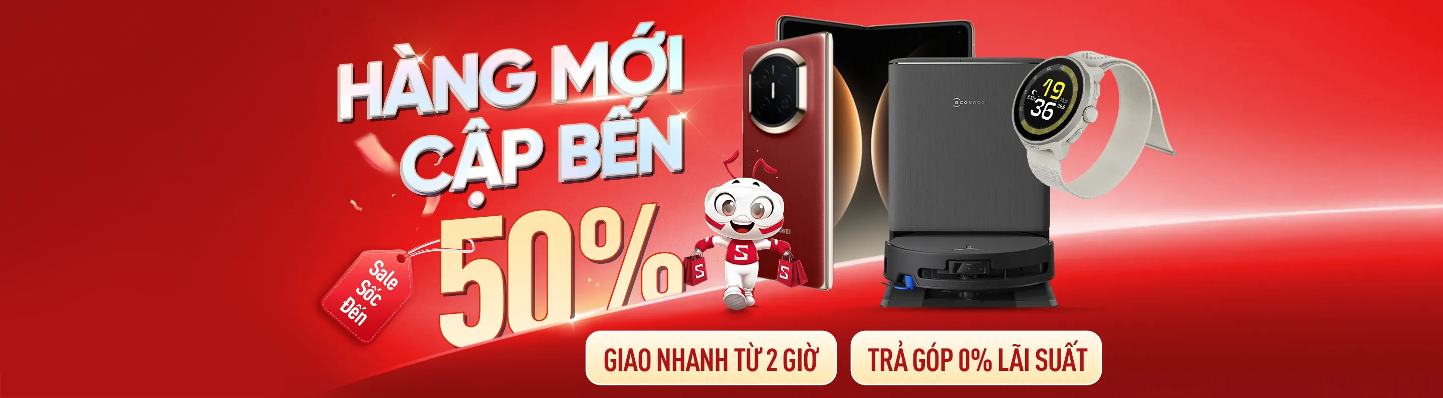 Hàng mới đổ bộ