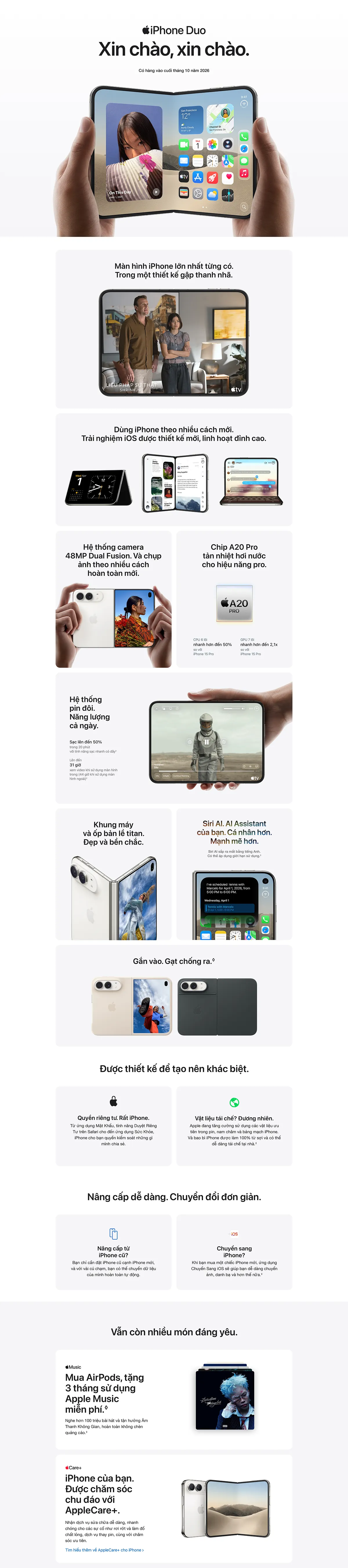 Đặc điểm nổi bật iPhone Duo