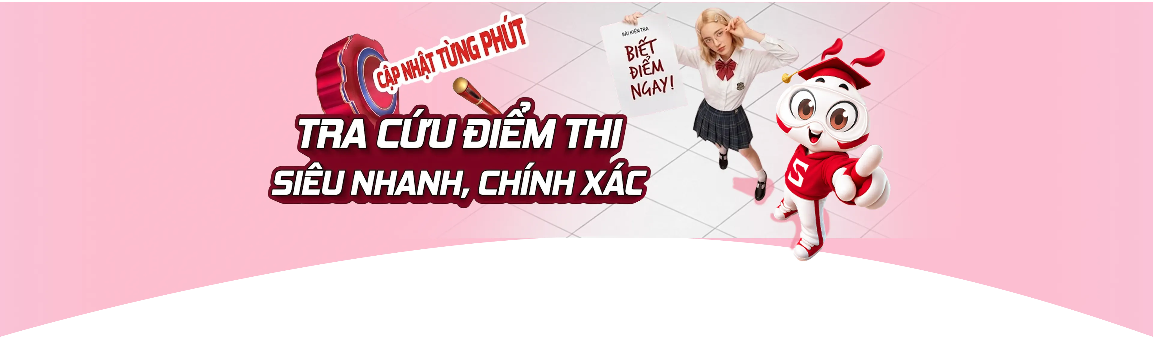 Tra cứu điểm thi THPT 2026 nhanh, chính xác