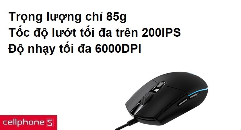 Chuột gaming Logitech G102