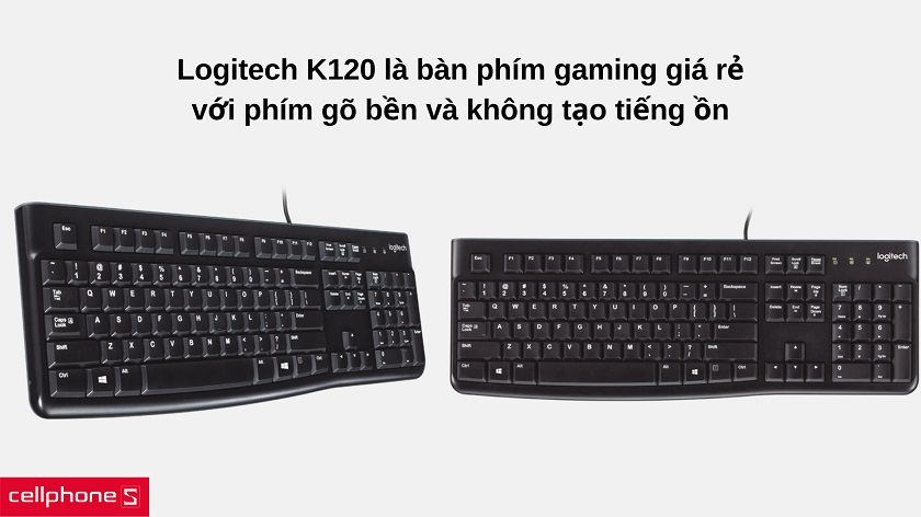 Bàn phím có dây Logitech K120
