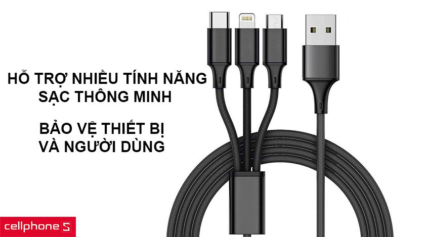 Tại sao nên mua dây sạc nhiều đầu