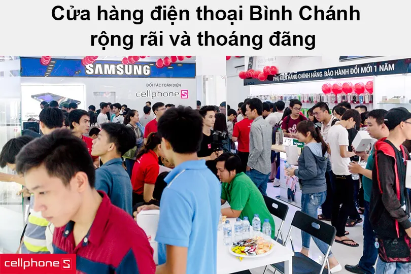 CellphoneS khai trương cửa hàng điện thoại C3/1A Phạm Hùng Bình Chánh