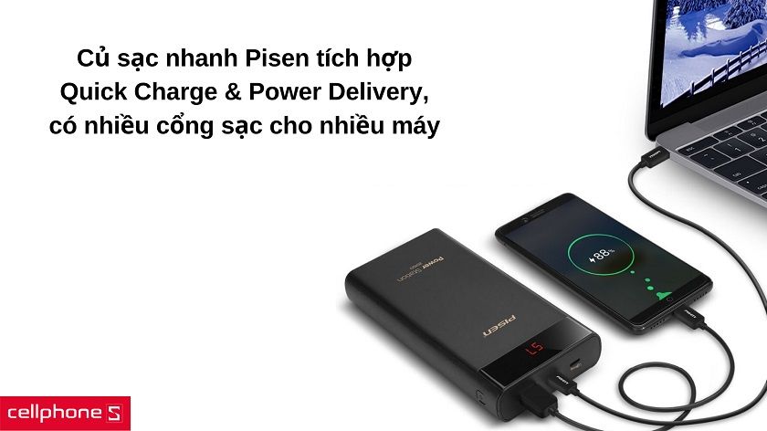 Củ sạc Pisen