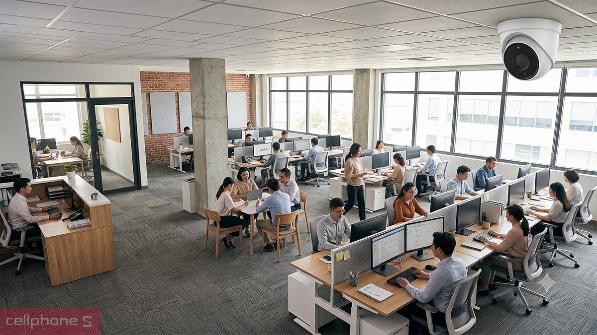 Thiết bị hỗ trợ giám sát tốt ở khu vực có nhiều chuyển động