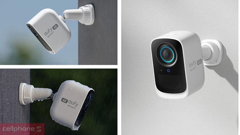 Thiết kế camera Eufy đơn giản, tiện lợi Thiết kế camera Eufy đơn giản, tiện lợi