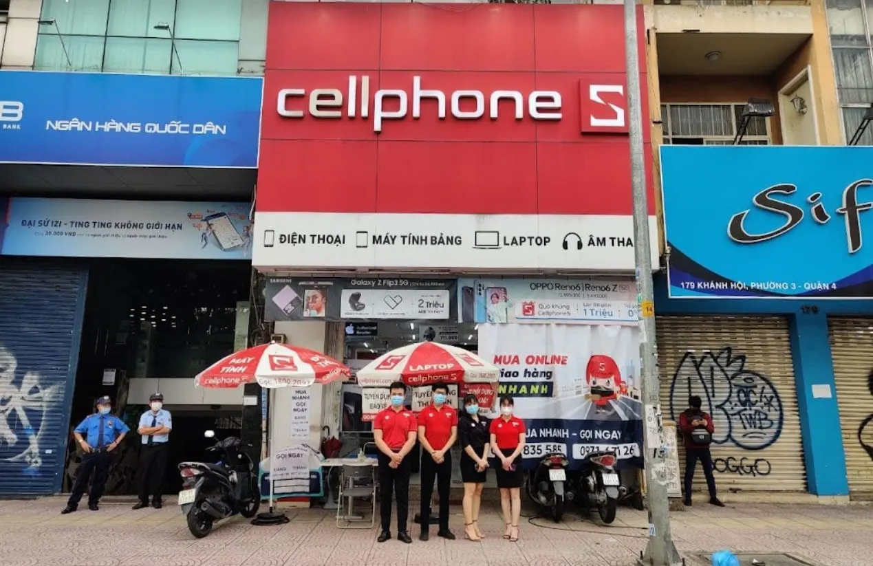 CellphoneS khai trương cửa hàng điện thoại Quận 4