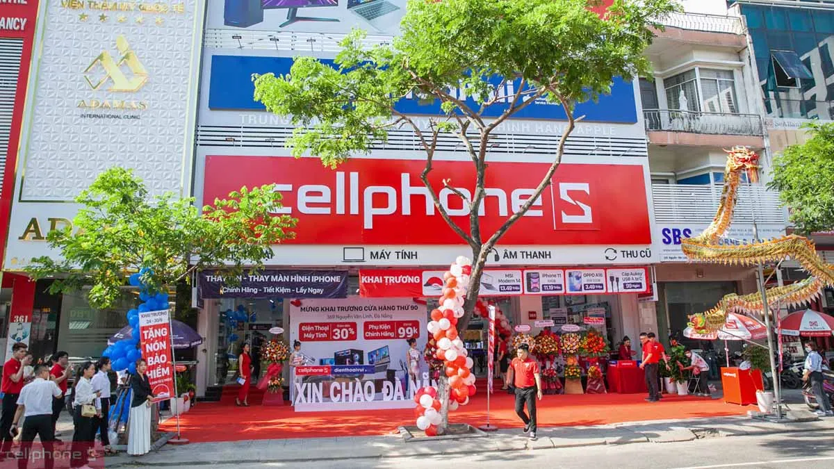 CellphoneS khai trương cửa hàng điện thoại 749 Tôn Đức Thắng, Liên Chiểu, Đà Nẵng