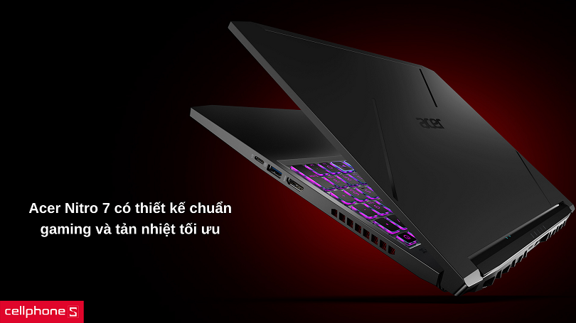 Acer Nitro 7 được nâng cấp về hiệu năng