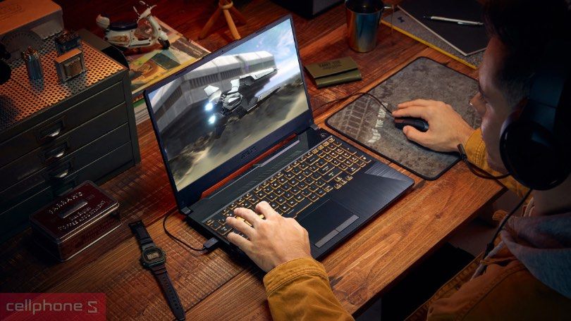 Laptop Asus TUF Gaming có thời lượng pin cao Thời lượng pin Asus TUF Gaming