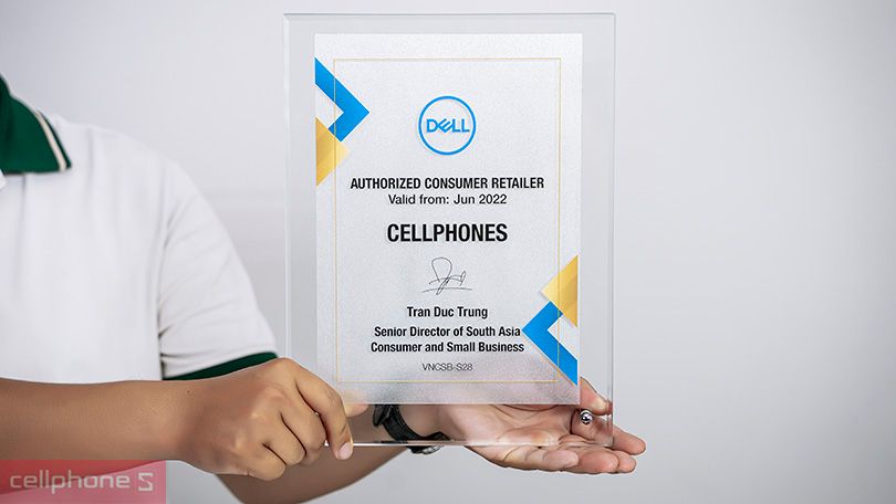 CellphneS là đại lý bán lẻ ủy quyền hính hãng của Dell