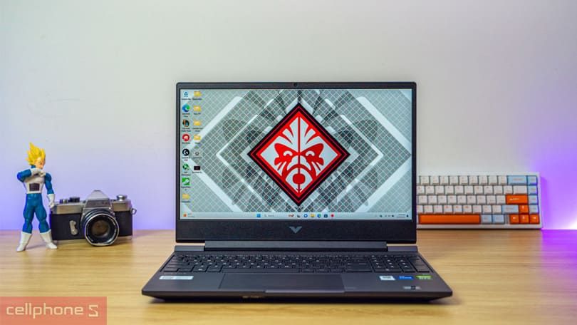 Laptop HP Victus thiết kế sang trọng Thiết kế HP Victus