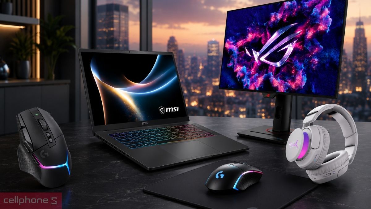 Gợi ý Build hệ sinh thái Gaming lý tưởng cùng Laptop Gaming