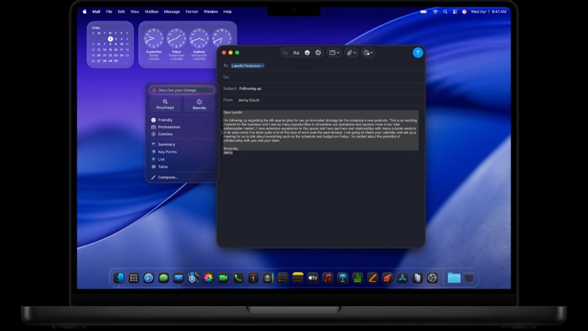 Tích hợp Apple Intelligence đột phá từng chi tiết