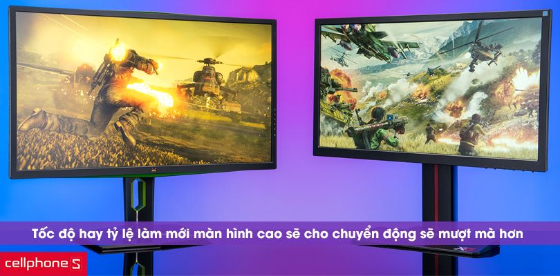 Chọn màn hình PC ViewSonic dựa trên tỉ lệ làm mới màn hình Chọn màn hình PC ViewSonic dựa trên tỉ lệ làm mới màn hình
