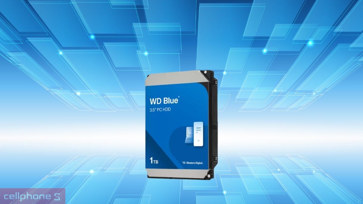 Ổ cứng HDD WD Blue 1TB 3.5" SATA WD10EARZ