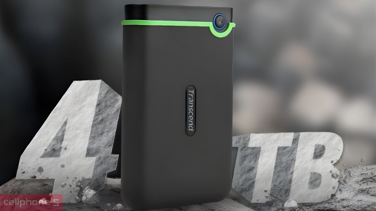 Ổ cứng HDD Transcend StoreJet Slim 25M3S TS4TSJ25M3S 4TB