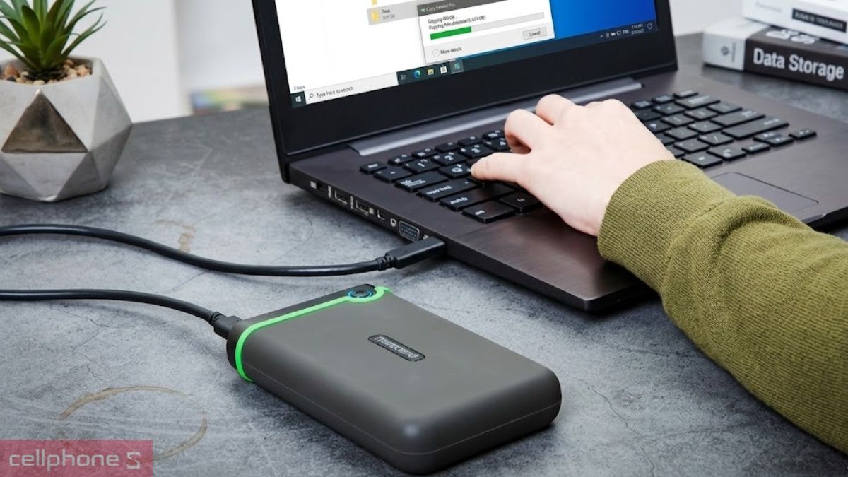 Ổ cứng HDD Transcend Storejet 25M3C USB-C 4TB