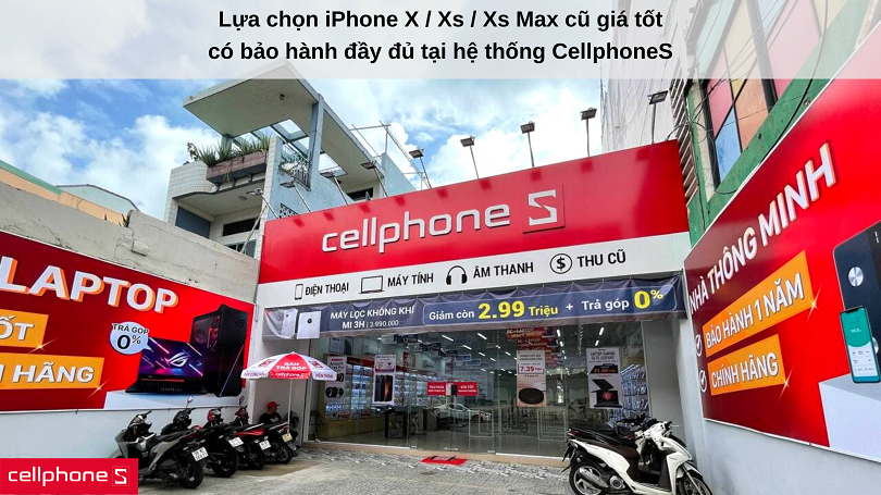 Mua iPhone X / Xs / Xs Max cũ giá rẻ tại CellphoneS