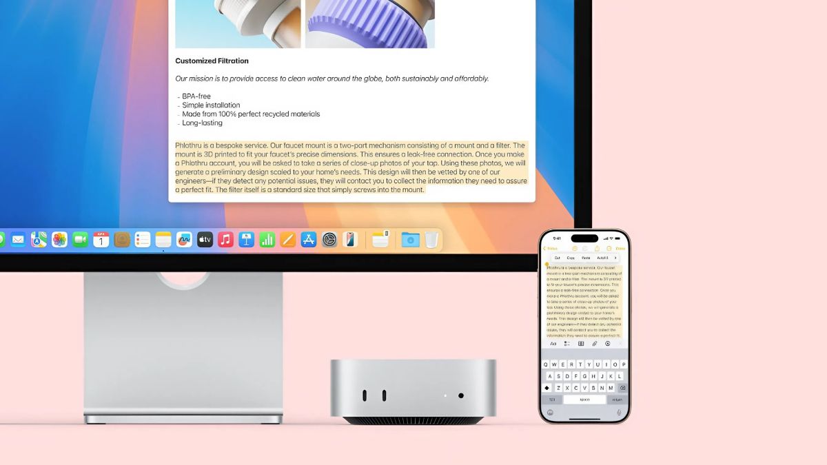 Kết hợp mượt mà với iPhone