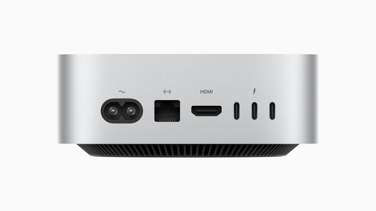 Apple Mac Mini được trang bị hệ thống cổng kết nối hiện đại