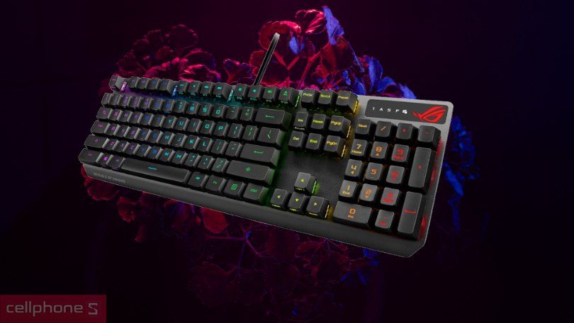 Bàn phím Gaming Asus ROG Strix Scope RX USB/RGB/BL SW – Tăng cường hiệu suất gõ