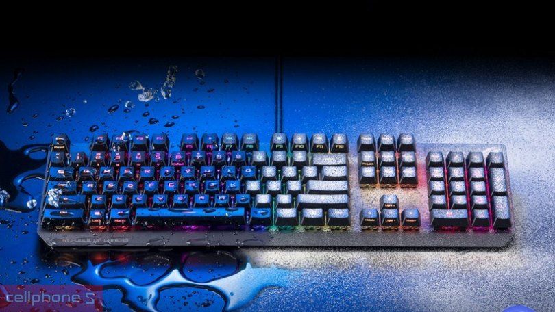 Bàn phím Gaming Asus ROG Strix Scope RX USB/RGB/BL SW – Tăng cường hiệu suất gõ