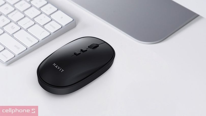 Chuột không dây Havit MS79GT gọn nhẹ, siêu bền
