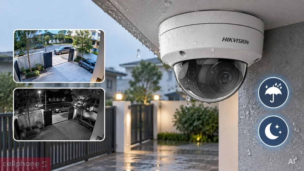 Camera Hikvision hỗ trợ quan sát ngoài trời trong nhiều điều kiện ánh sáng