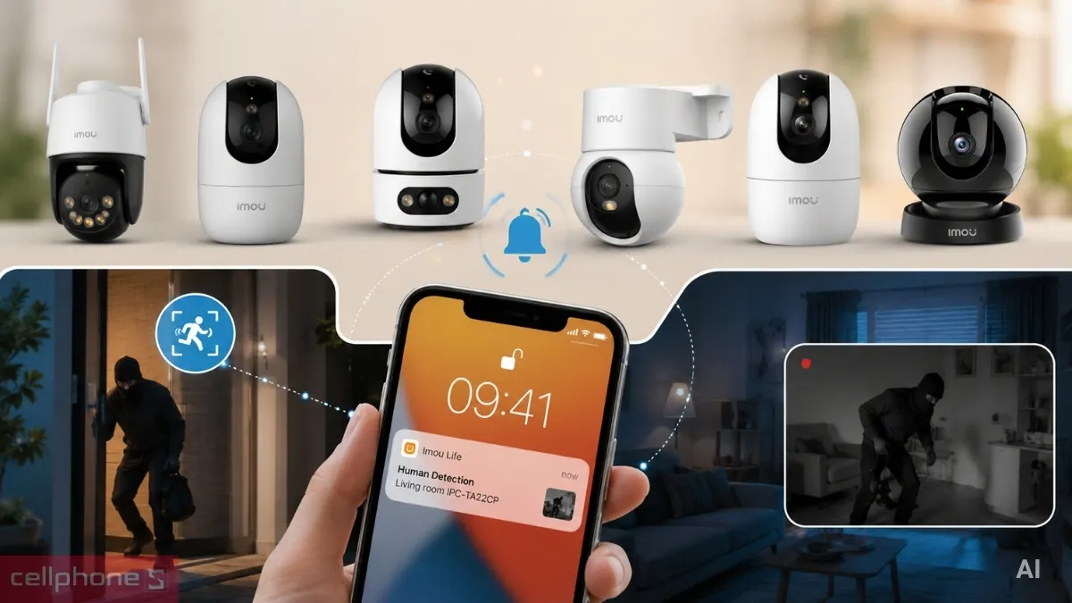 Cập nhật cảnh báo từ camera trực tiếp trên điện thoại