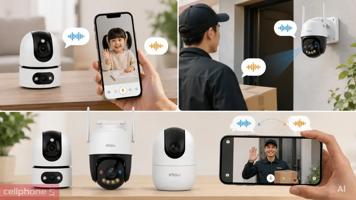 Đàm thoại hai chiều giúp giao tiếp trực tiếp từ xa