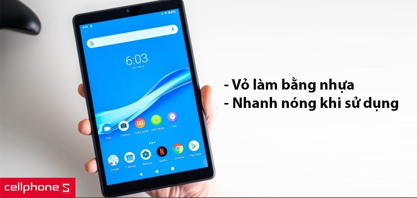 Nhược điểm của tablet Lenovo
