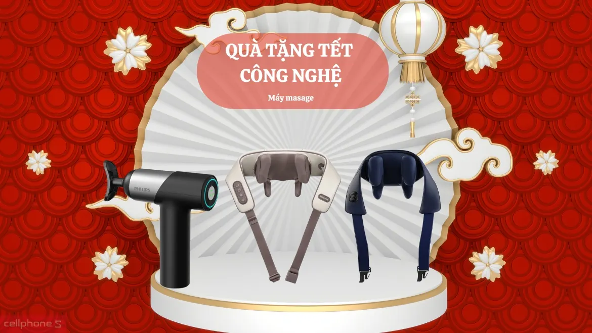 Quà tặng tết công nghệ - Máy massage