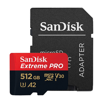 Thẻ nhớ Micro SDXC Sandisk Extreme Pro V30 A2 200MB/S 512GB