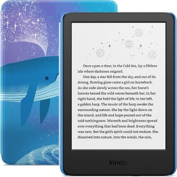 Máy đọc sách Kindle Kids 2022 16GB Ocean Explorer - Giá rẻ: Kindle Kids 2022 là sản phẩm tuyệt vời dành cho các bé yêu thích đọc sách. Với thiết kế đặc biệt, bền chắc và an toàn cho trẻ em, Kindle Kids 2022 giúp các bé thoải mái khám phá thế giới của sách. Điểm đặc biệt của sản phẩm là 16GB bộ nhớ và bộ sưu tập sách tiện ích giúp các bé dễ dàng truy cập đến nhiều tác phẩm tuyệt vời.