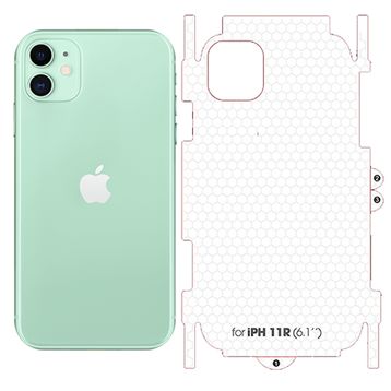 Miếng Dán Nhám PPF Full Viền Mặt sau cho iPhone 11